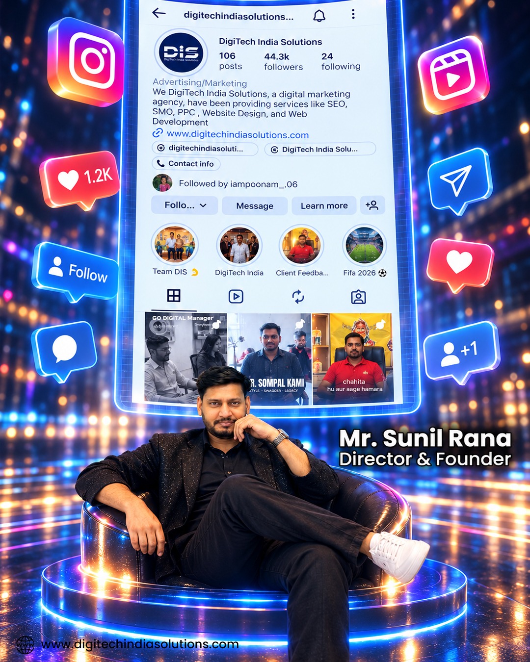 Digitech India Solutions marketing showcase